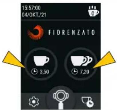 Fiorenzato F4 EVO - Sichtbarkeit Dosiszeiten - 1