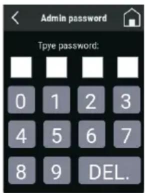 Fiorenzato F4 EVO - Admin Password - 1