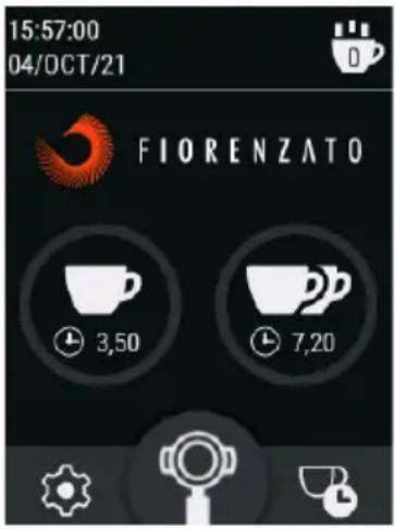 Fiorenzato F4 EVO - Distribution de la dose (simple / double / continue) sur F4 EVO - 1
