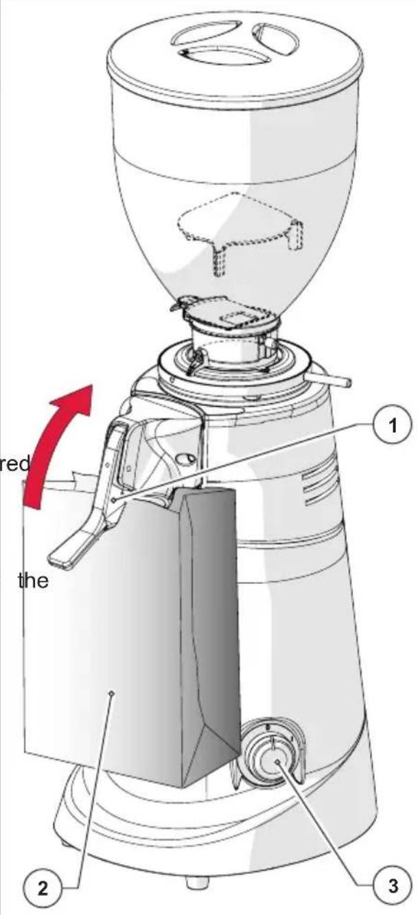 Fiorenzato F71 AK - Ground coffee collection (only on coffee grinder) - 1