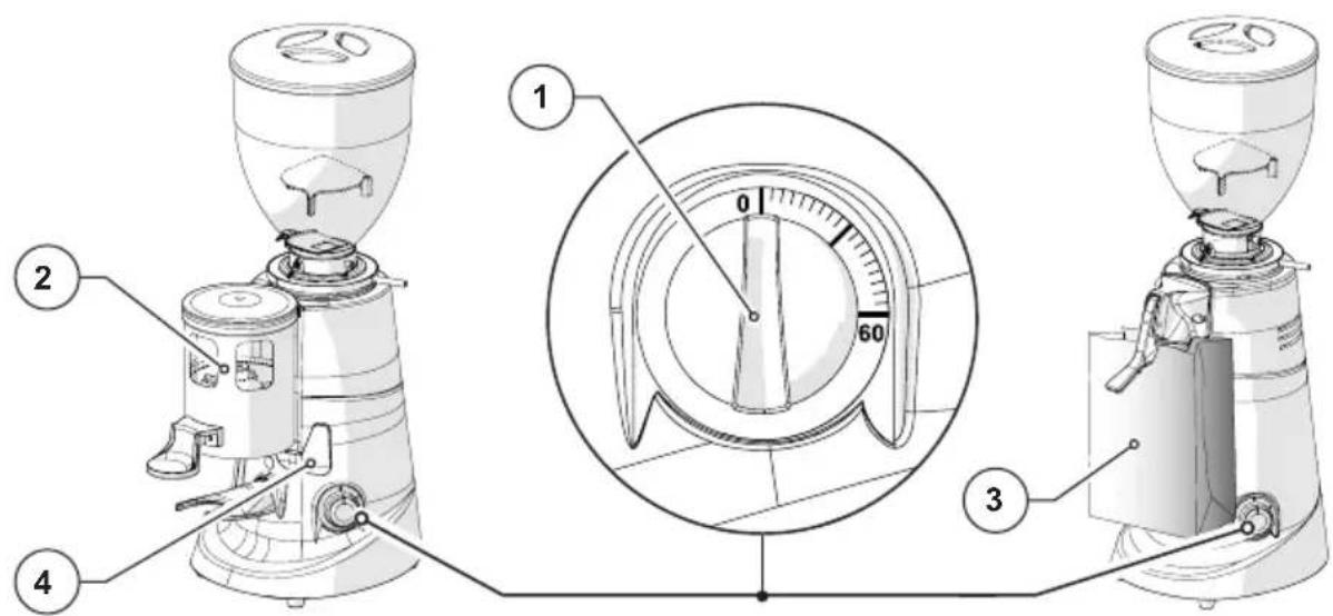 Fiorenzato F71 AK - Interruptor com "TIMER" em aparelhos na versão "T" - 1