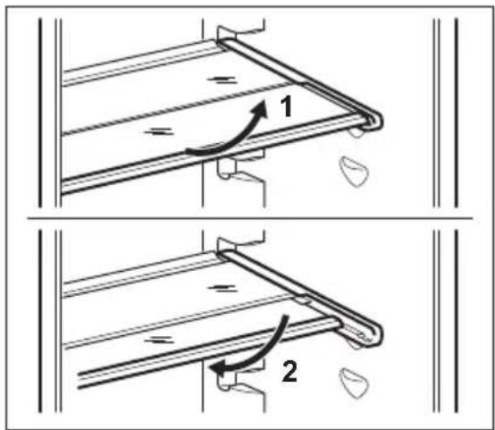 AEG ORC7P321CW - Positionnement des étagères de porte - 2