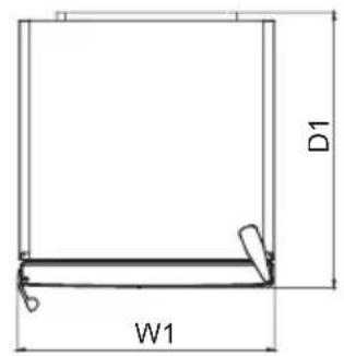 AEG ORK8M391DL - Abmessungen - 3