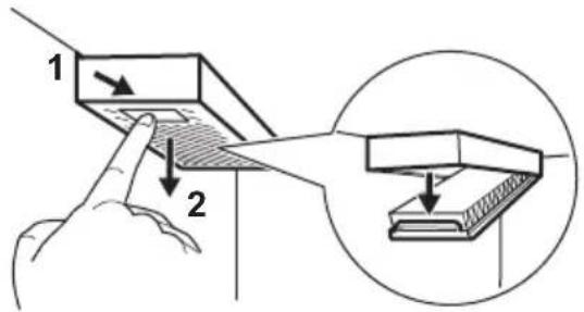 AEG EK7D19S1 - Remplacement du filtre à air - 1