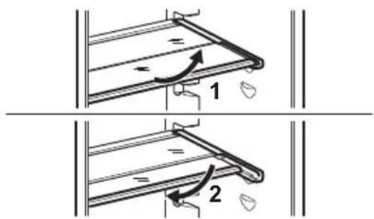 AEG EK7D19S1 - Positionnement des balconnets de porte - 2