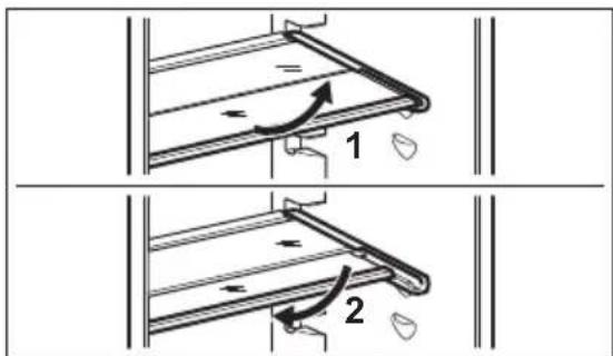 AEG EK8C19S1 - Positionnement des balconnets de porte - 2
