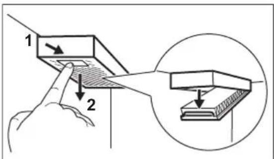 AEG EK8C19S1 - Remplacement du filtre à air - 1