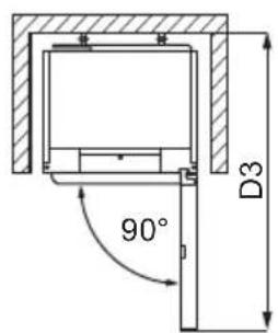 AEG ORC7P361CX - Afmetingen - 3