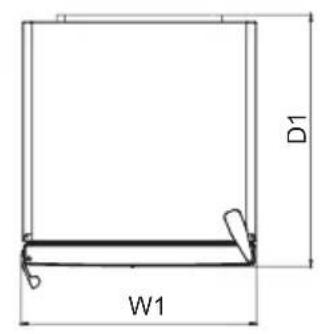 AEG ORK7M391DX - Afmetingen - 3