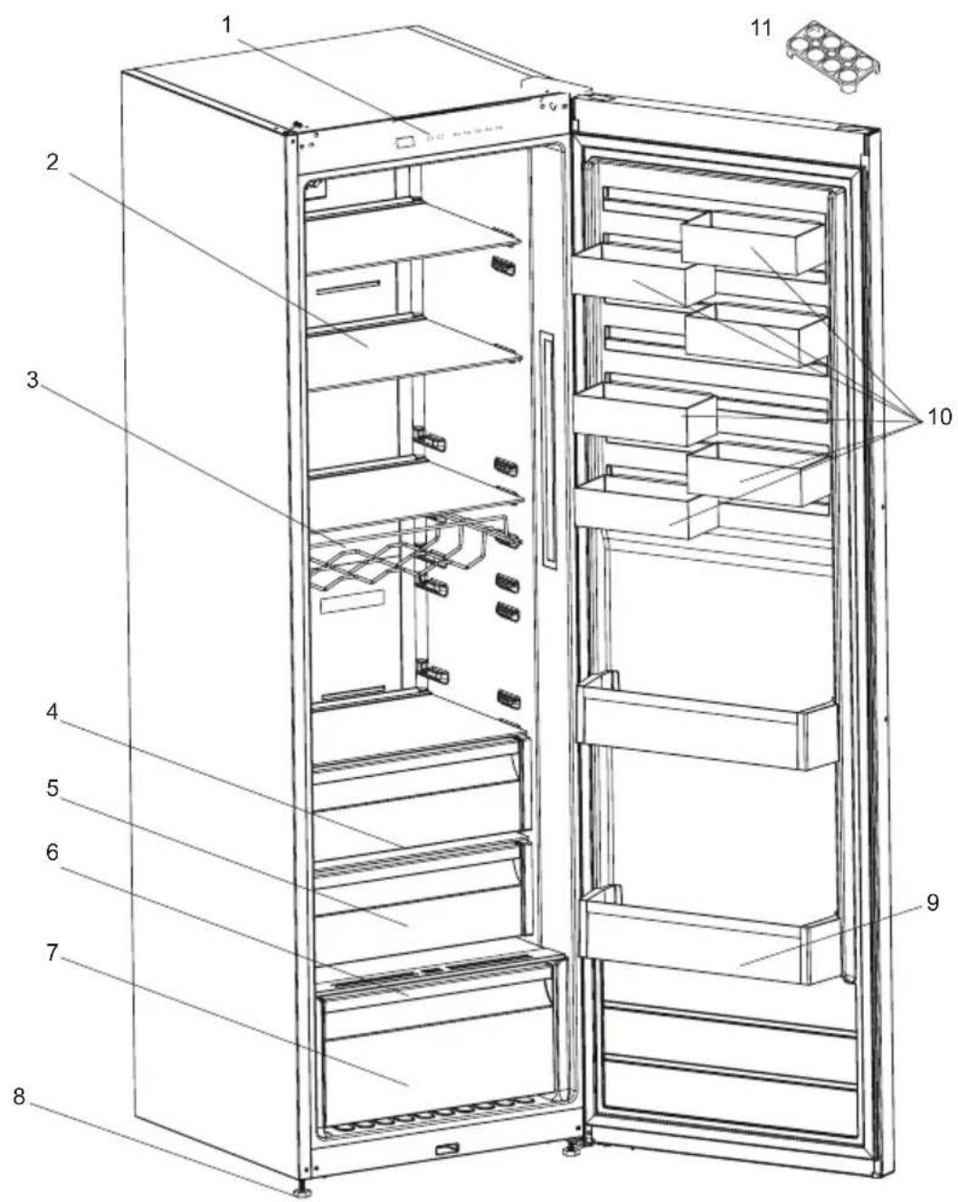 AEG ORK7M391DX - PART - 7. DESCRIPTION OF THE APPLIANCE - 1