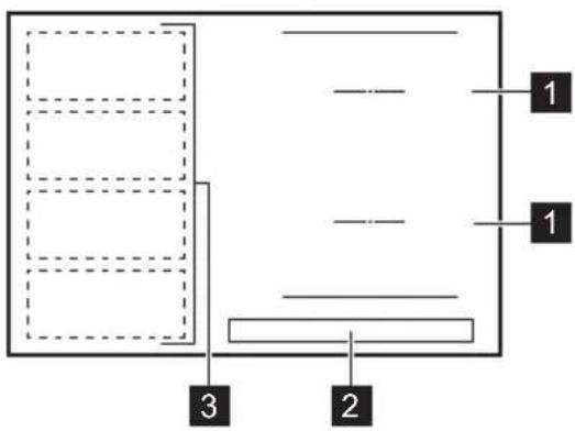 AEG NII64G00FB - Agencement des zones de cuisson - 1