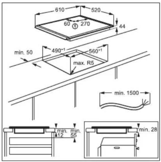 AEG NII63Q10AB - Montagem - 2
