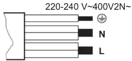 AEG TI64IB30FB - Two-phase connection - 2