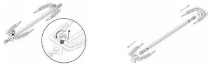 Prixton Cook Organics Pro Air - To use the rotisserie forks &amp; spit. - 1