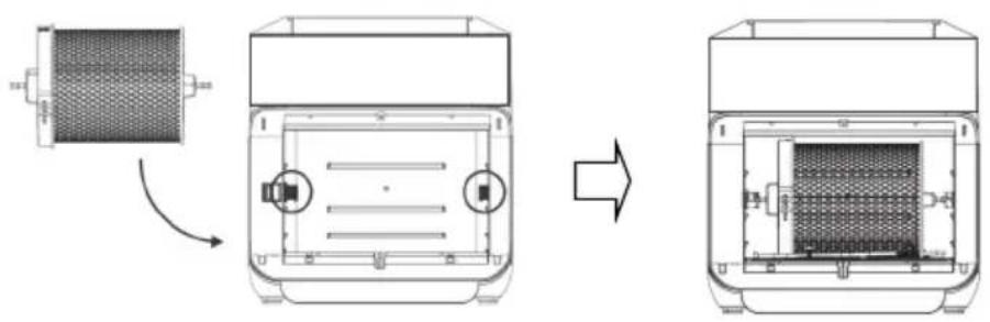 Prixton Cook Organics Pro Air - Para usar la cesta giratoria. - 2