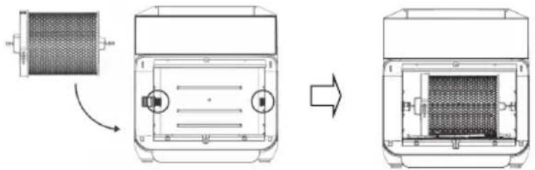 Prixton Cook Organics Pro Air - Para usar o cesto giratório. - 2