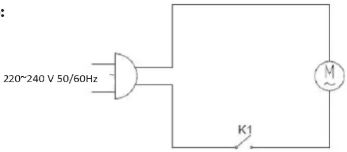 Prixton XP1 - Diagrama elétrico: - 1