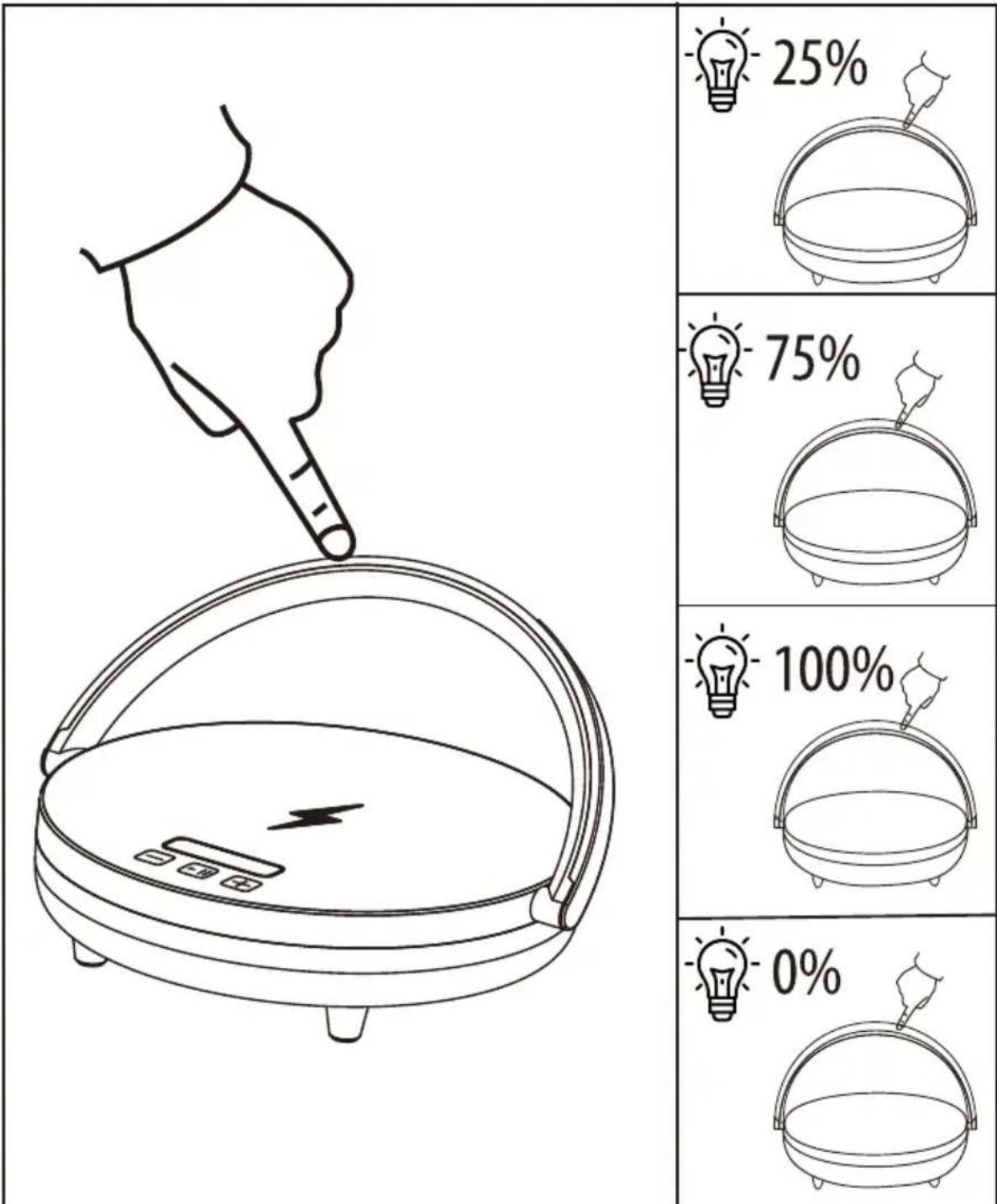 Prixton Light Wood - Funcionamiento de luces - 1