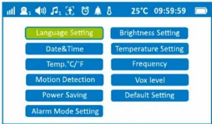 GEEMARC AMPLICALL SENTINEL - Language Setting - 1