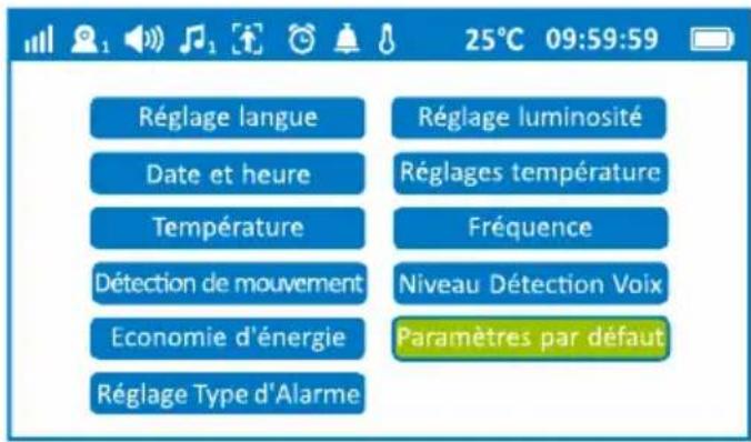 GEEMARC AMPLICALL SENTINEL - Réglage par défaut - 1