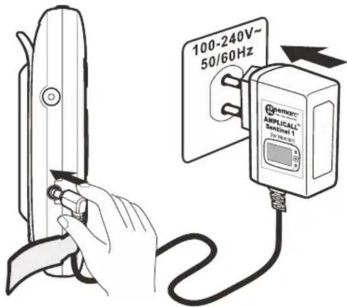 GEEMARC AMPLICALL SENTINEL - Alimentation électrique de l'écoute bébé - 1