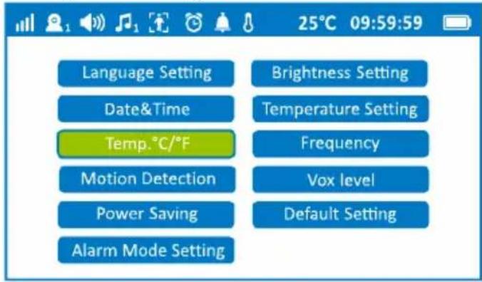 GEEMARC AMPLICALL SENTINEL - Temp. °C / °F - 1