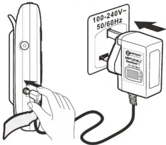 GEEMARC AMPLICALL SENTINEL - Baby monitor power supply - 1