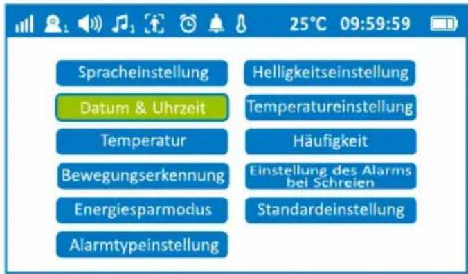 GEEMARC AMPLICALL SENTINEL - Datum & Uhrzeit - 1