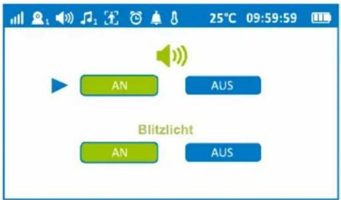 GEEMARC AMPLICALL SENTINEL - Einstellung des Alarmmodus - 2