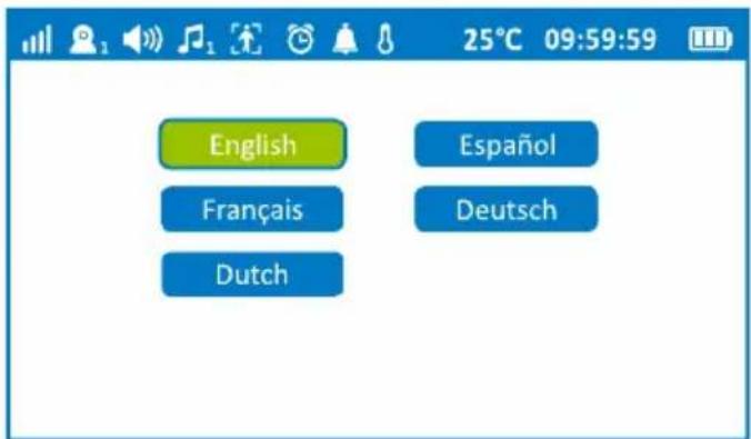 GEEMARC AMPLICALL SENTINEL - Language Setting - 2