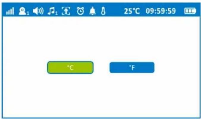 GEEMARC AMPLICALL SENTINEL - Temperatur °C / °F - 2