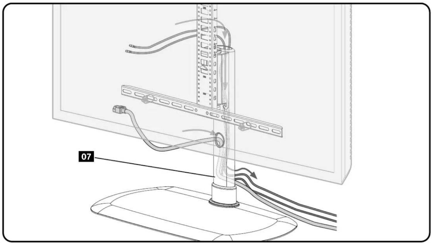 SANUS MFTVB1 - Cable Management - 1