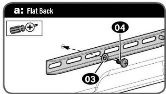 SANUS MFTVB1 - Attach Horizontal Brackets - 2