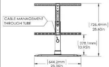 SANUS MFTVB1 - Dimensions - 2