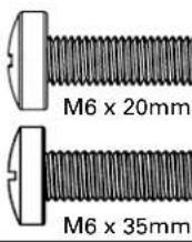 SANUS MFTVB1 - Supplied Parts and Hardware - 9