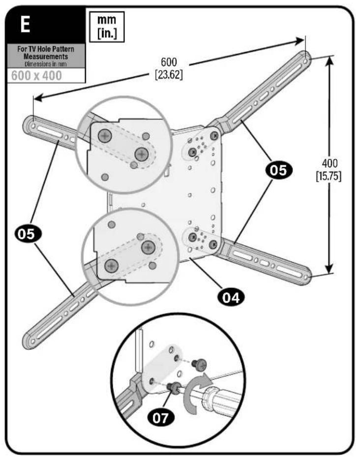 SANUS MFLF1 - Assemble Your TV Bracket - 5