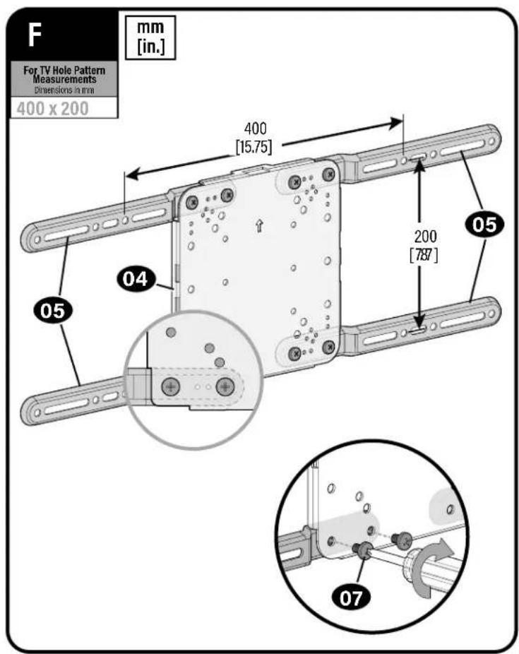 SANUS MFLF1 - Assemble Your TV Bracket - 6