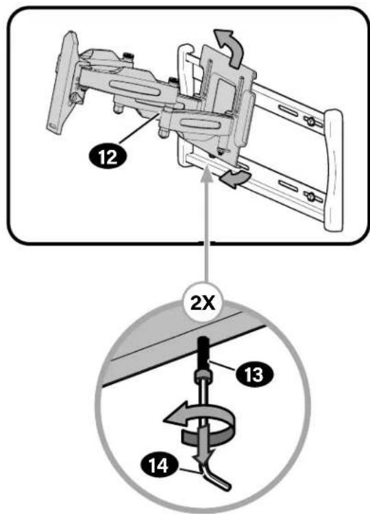 SANUS MFLF1 - REMOVING THE TV REMOVING THE ARM - 3