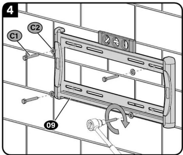 SANUS MFLF1 - Concrete Installation Kit CMK1 is not included - 4