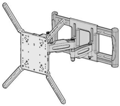 SANUS MFLF1 - Universal Large Full-Motion TV Wall Mount - 1
