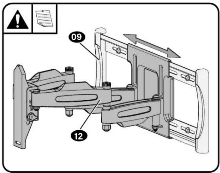 SANUS MFLF1 - Attach Arm to Wall Plate - 3