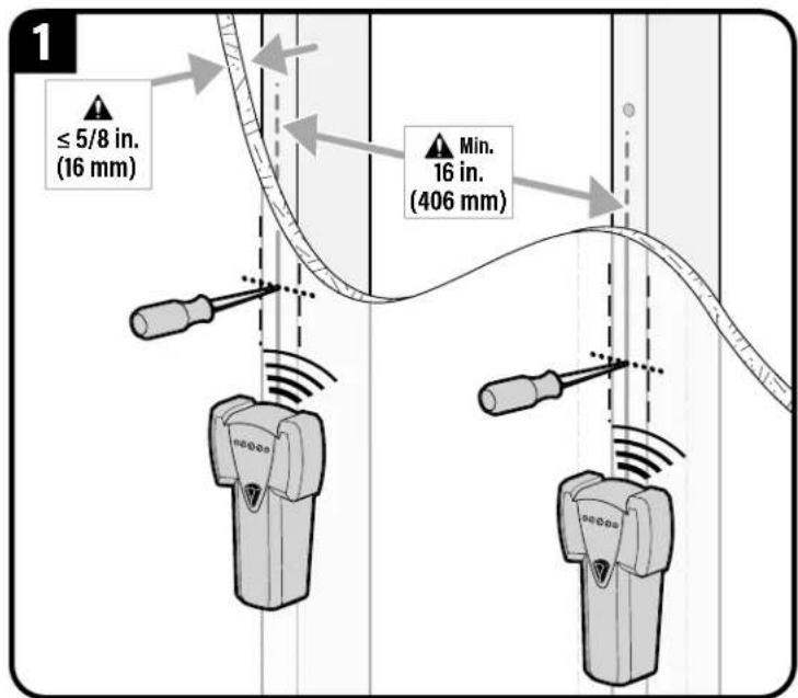 SANUS MFLF1 - Wood Stud Option - 2