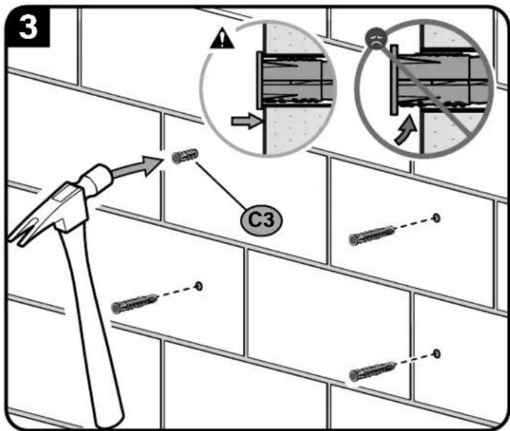 SANUS MFLF1 - Concrete Installation Kit CMK1 is not included - 3