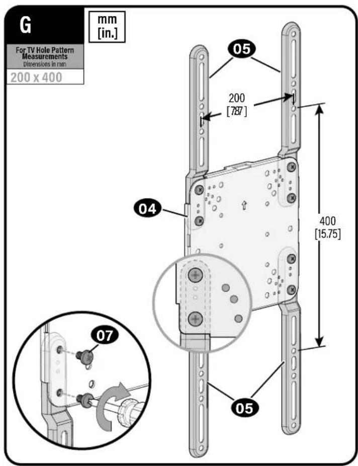 SANUS MFLF1 - Assemble Your TV Bracket - 7
