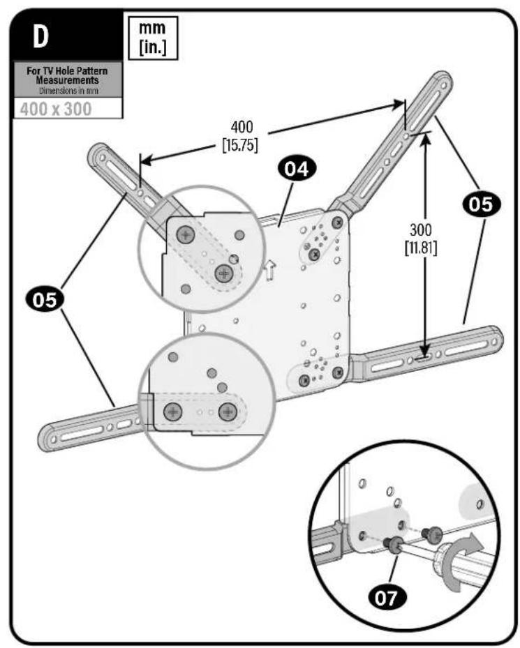 SANUS MFLF1 - Assemble Your TV Bracket - 4