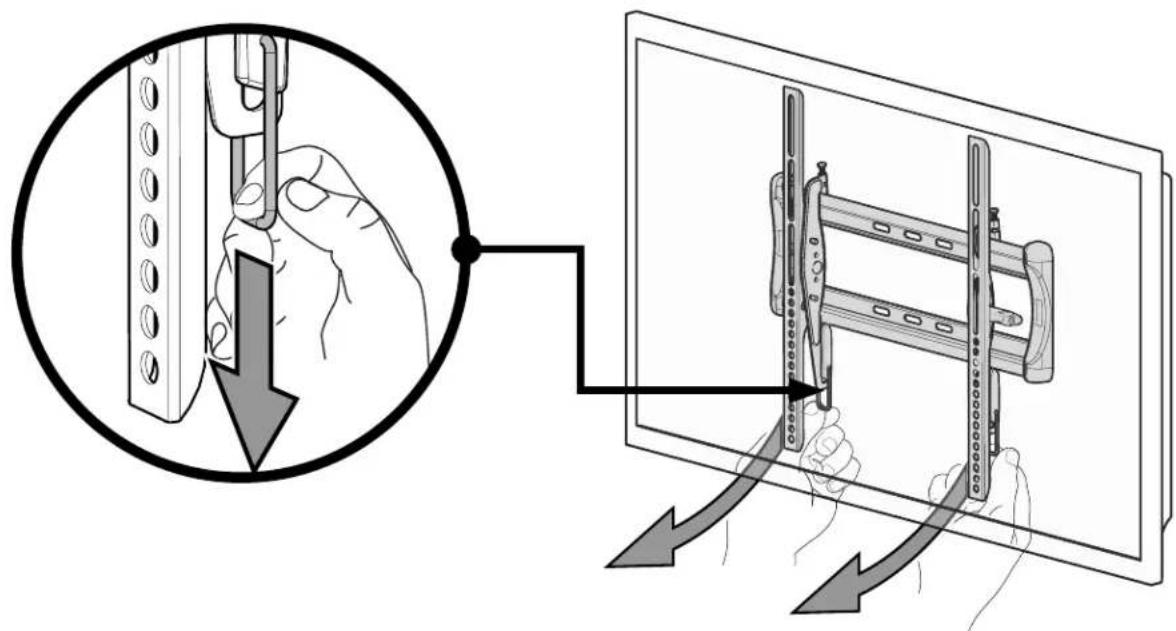 SANUS MFMT1 - REMOVING THE TV - 2