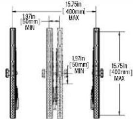 SANUS MFMT1 - Dimensions - 1