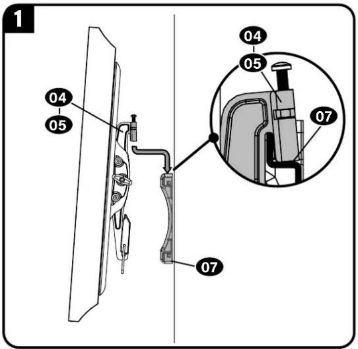 SANUS MFMT1 - STEP 3 Attach TV to Wall Plate - 2