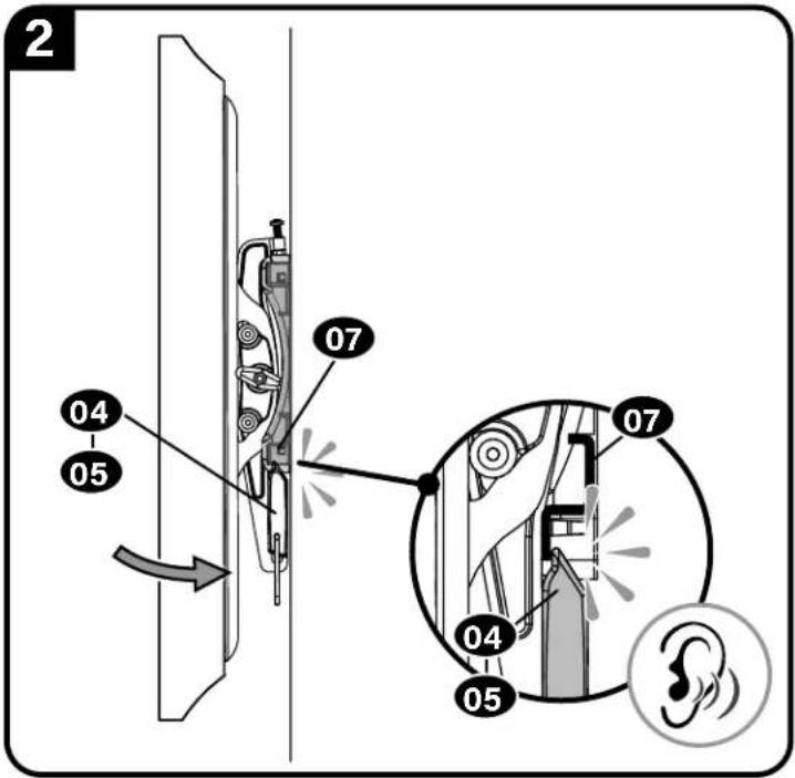 SANUS MFMT1 - STEP 3 Attach TV to Wall Plate - 3