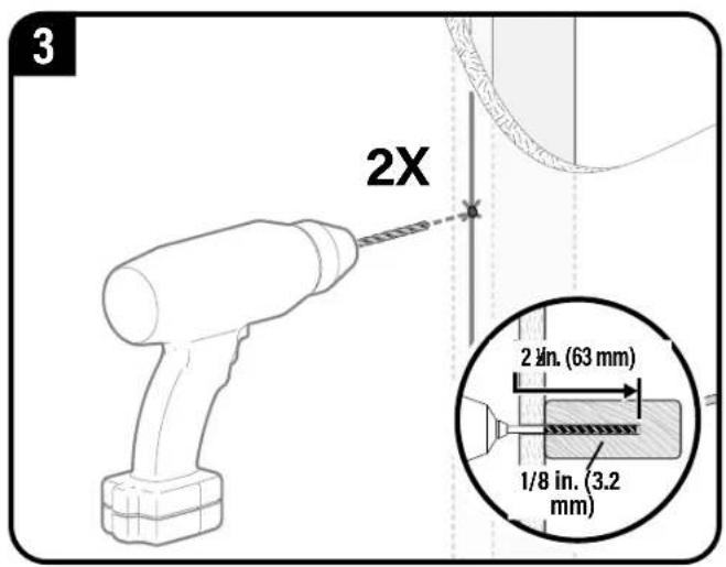 SANUS MFLD1 - 2B.2 Attach the Wall Plate - 3